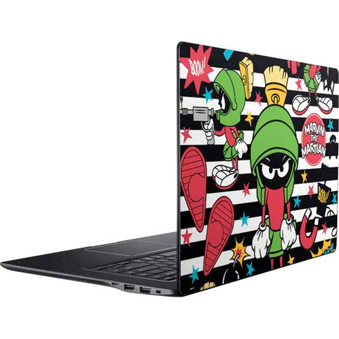 Looney Tunes Marvin the Martian Striped Patches Ativ Book 9 (15.6in 2014) Skin